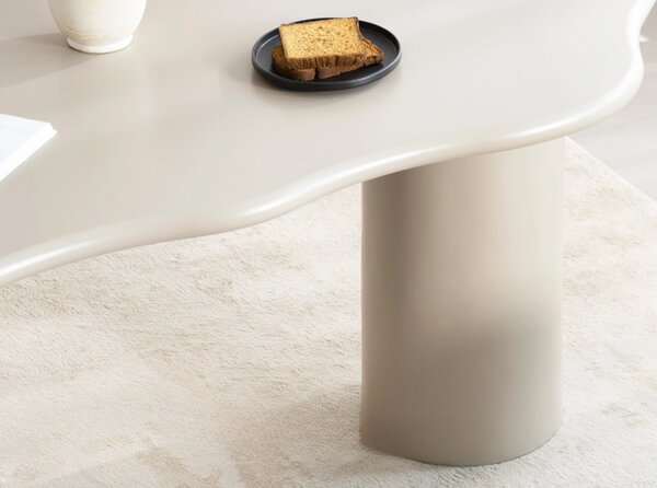 Moderný jedálenský stôl XUAN 160cm béžový