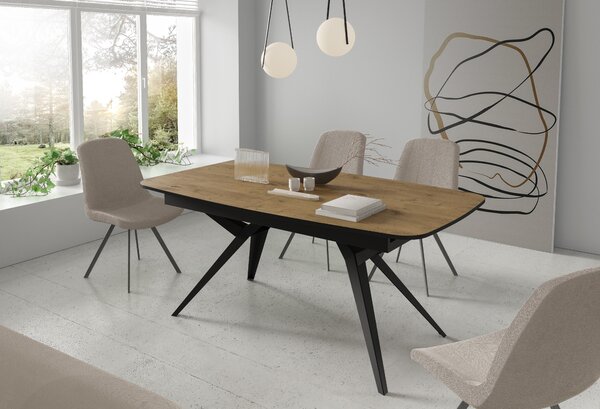 Hranatý rozkladací stôl NIKO 180 cm