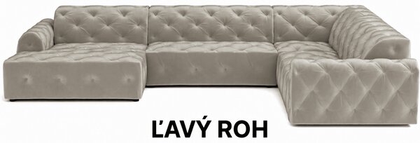Rohová moderná sedačka RHETT