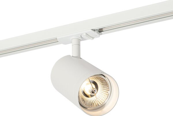 Moderný bodový reflektor biely pre 1-fázový koľajnicový systém 70 mm - Iconic Jeana Luxe