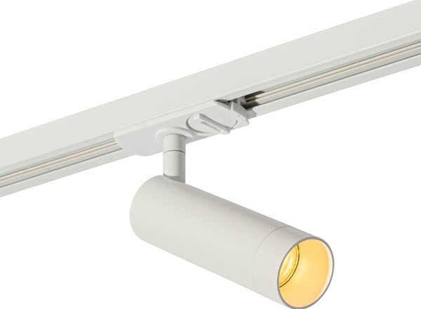 Moderný biely reflektor pre 1-fázový 35 mm koľajnicový systém - Iconic Jeana Luxe