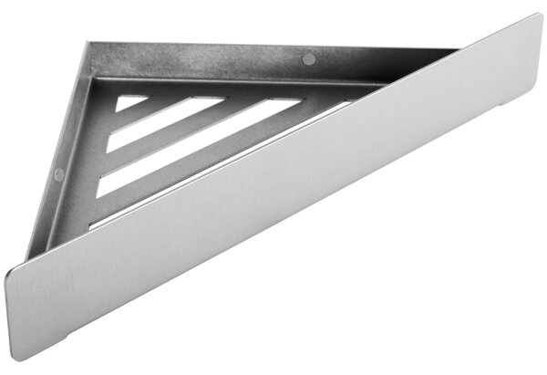 Rea Rea, kúpeľňová polica 285x145x40 mm, SF07, brúsená oceľ, REA-47005
