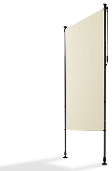 Zvislá markíza na balkón 120x228-316 cm, UV ochrana, béžová