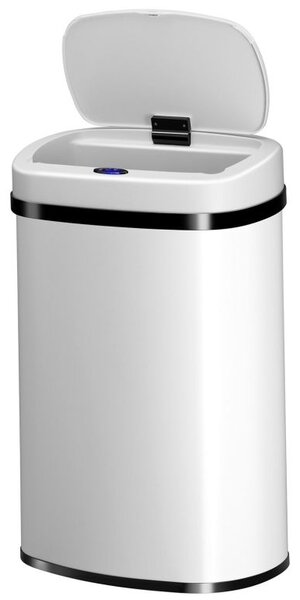Automatický bezdotykový odpadkový kôš 50 l – biely