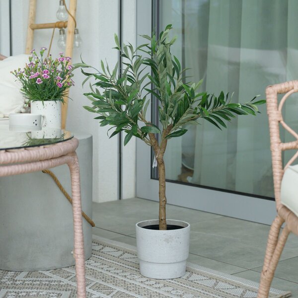 Dekoratívny umelý olivovník 75 cm