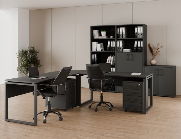 Kancelárska zostava NEJBY GIANNI PREMIUM 5, antracit