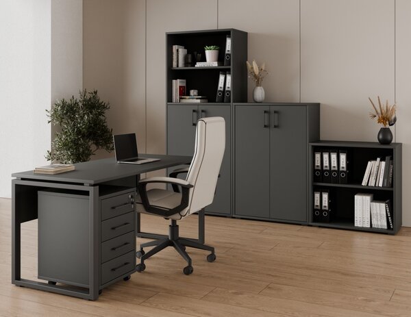 Kancelárska zostava NEJBY GIANNI PREMIUM 4, antracit