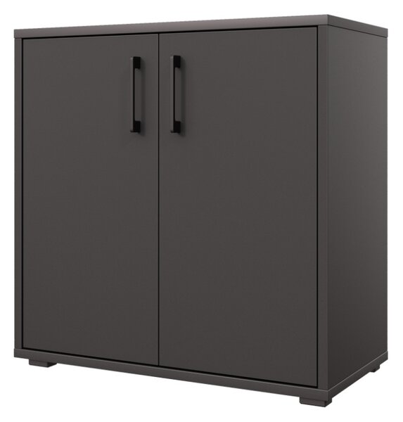 Skrinka NEJBY GIANNI PREMIUM typ 2, korpus: antracit, dvierka: antracit