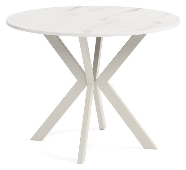 Okrúhly rozkladací jedálensky stôl DEVO Veľkosť: 90 - 128 cm