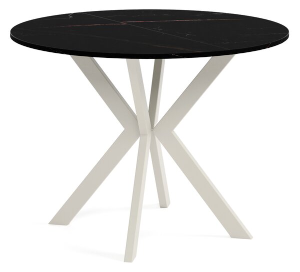 Okrúhly rozkladací jedálensky stôl DEVO Veľkosť: 90 - 128 cm