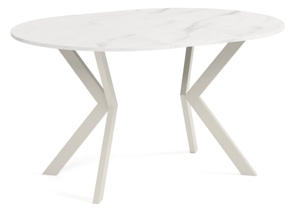 Okrúhly rozkladací jedálensky stôl DEVO Veľkosť: 90 - 128 cm