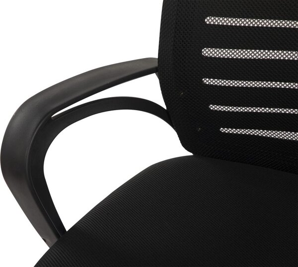 Ergonomická kancelárska stolička čierna, sieťovina