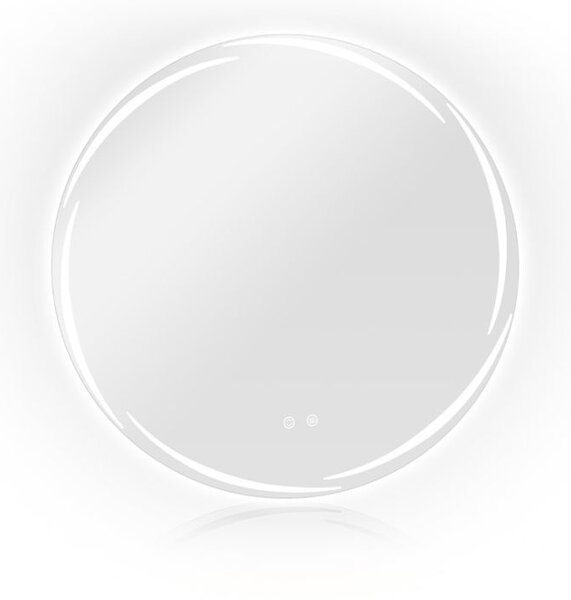 Kúpeľňové zrkadlo 80 cm s LED a dotykovým ovládaním