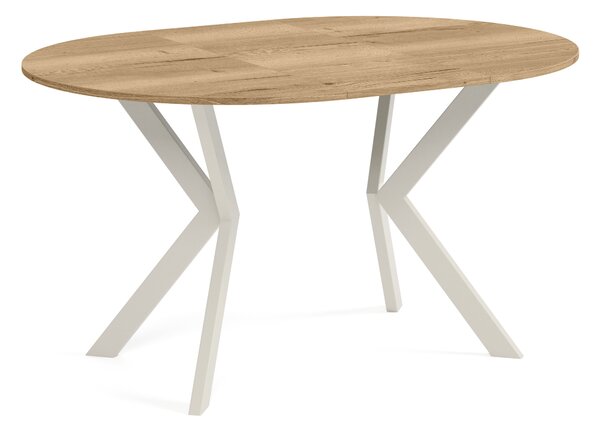 Okrúhly rozkladací jedálensky stôl DEVO Veľkosť: 90 - 128 cm