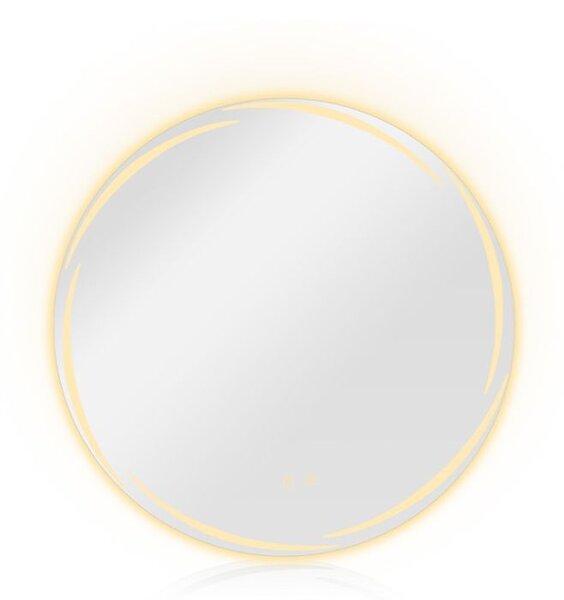 Kúpeľňové zrkadlo 80 cm s LED a dotykovým ovládaním