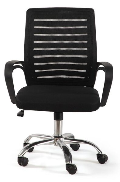 Ergonomická kancelárska stolička čierna, sieťovina