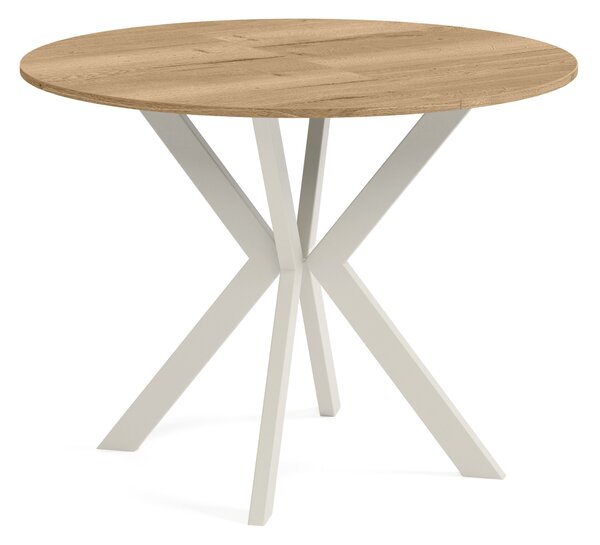 Okrúhly rozkladací jedálensky stôl DEVO Veľkosť: 90 - 128 cm