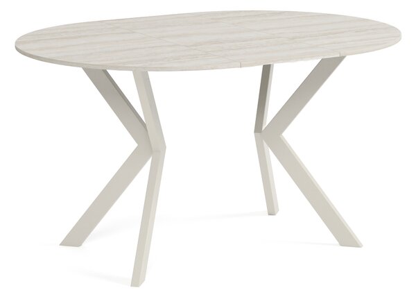 Okrúhly rozkladací jedálensky stôl DEVO Veľkosť: 90 - 128 cm