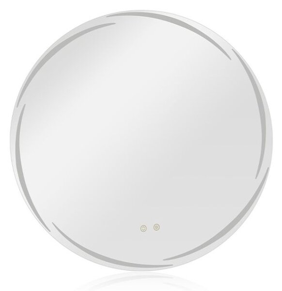 Kúpeľňové zrkadlo 80 cm s LED a dotykovým ovládaním