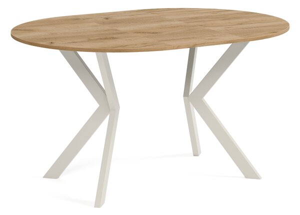 Okrúhly rozkladací jedálensky stôl DEVO Veľkosť: 90 - 128 cm
