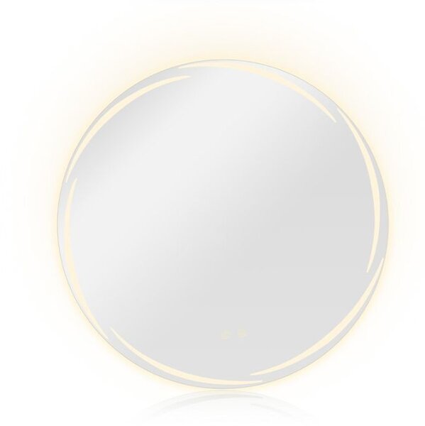 Kúpeľňové zrkadlo 80 cm s LED a dotykovým ovládaním