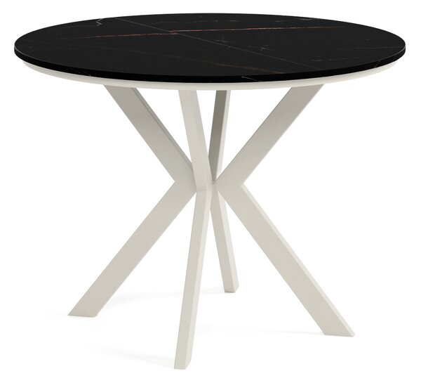 Okrúhly rozkladací jedálensky stôl DEVO PLUS Veľkosť: 90 - 128 cm
