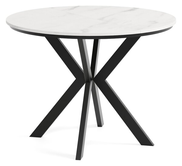 Okrúhly rozkladací jedálensky stôl DEVO PLUS Veľkosť: 90 - 128 cm