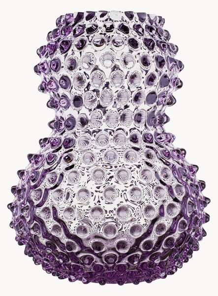 Ručne fúkaná váza Hobnail, V 20 cm