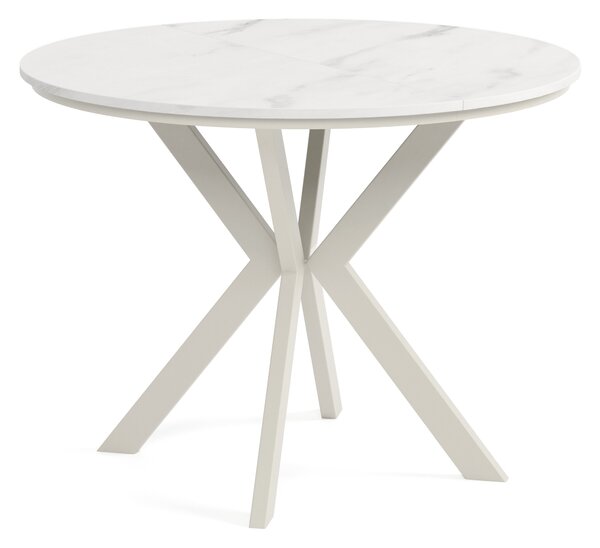 Okrúhly rozkladací jedálensky stôl DEVO PLUS Veľkosť: 90 - 128 cm