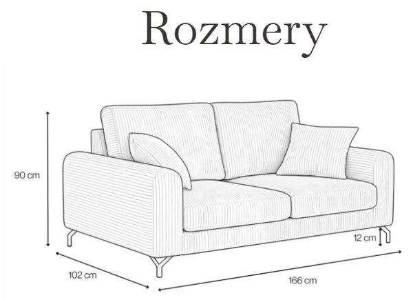 Dizajnová pohovka MAWI