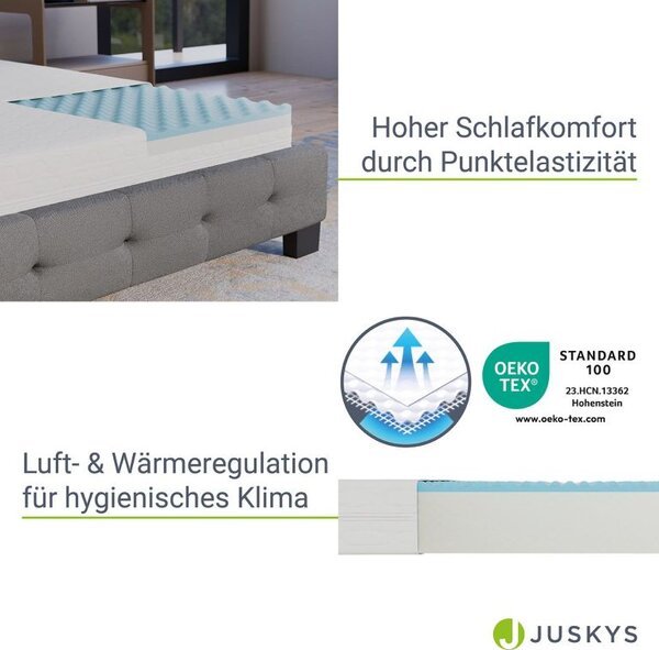Matrac z pamäťovej peny 90x200 cm H3, 16 cm vysoký