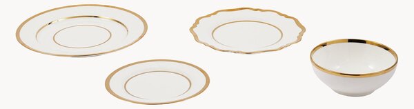 Porcelánová súprava riadu Golden, 1 osoba, 4 ks