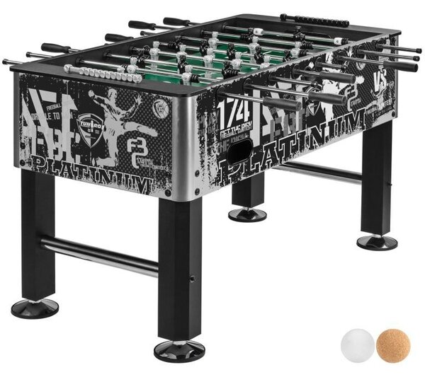 TUNIRO BASIC Stolný futbal, 75 kg, čierno - biely