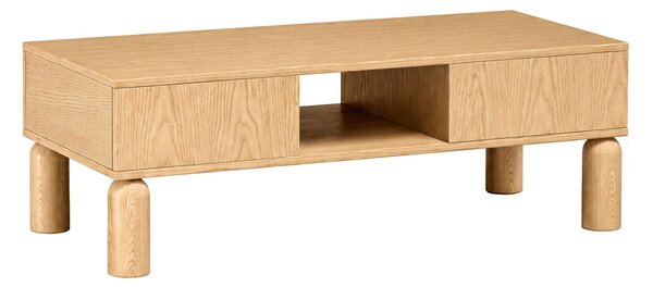 Konferenčný stolík CAJA dub bookmatch