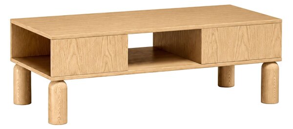 Konferenčný stolík CAJA dub bookmatch