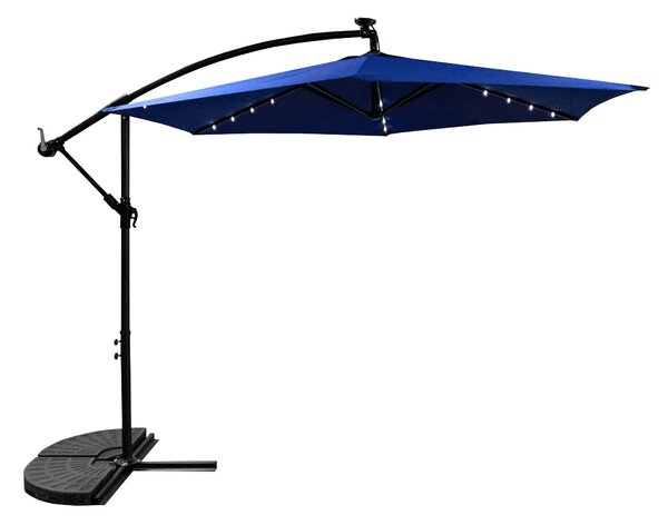 Aga Záhradný slnečník 300 cm MR2024 Tmavo modrý