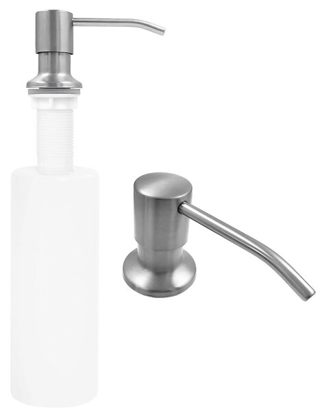 Vstavaný dávkovač mydla/saponátu REA LON, 300 ml, nikel kartáčovaný