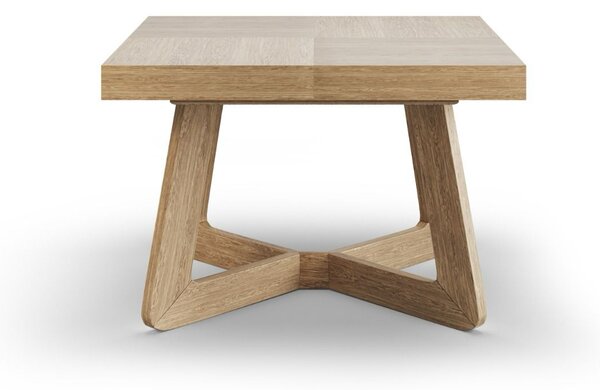 Hranatý rozkladací jedálenský stôl OLIA dubová dyha 130-230 cm
