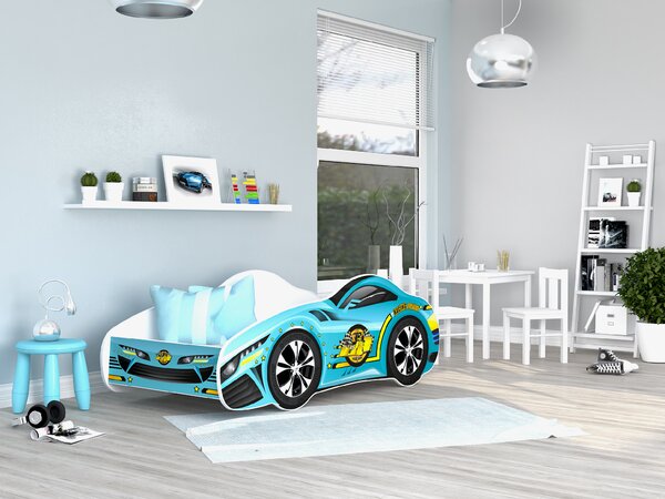 Dizajnová detská posteľ AUTO 140 x 70 cm
