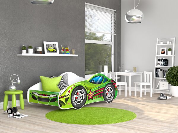 Dizajnová detská posteľ AUTO 140 x 70 cm