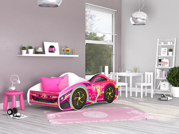 Dizajnová detská posteľ AUTO 140 x 70 cm