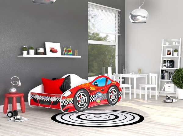 Dizajnová detská posteľ AUTO 140 x 70 cm