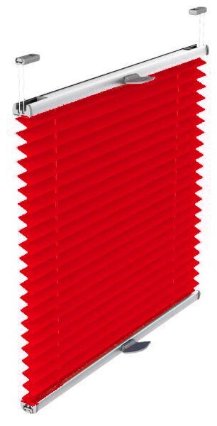 Roleta Plisé Standard Červená Šírka: 47 cm