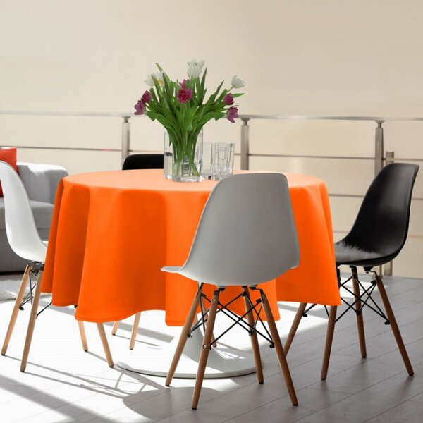 Obrus okrúhly Standard Ø 140 cm oranžový Farba Oranžová Rozmery Kruh Ø 140 cm