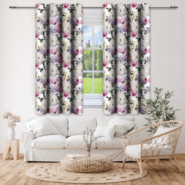 Záves na kruhoch MIGD118 140x160 cm Farba Viacfarebná Rozmery 140x160 cm