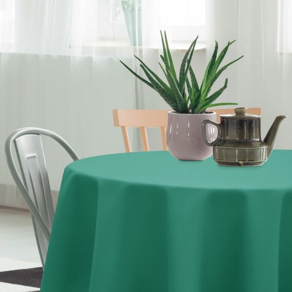 Obrus okrúhly Standard Ø 140 cm morský Farba Tyrkysová Rozmery Kruh Ø 140 cm