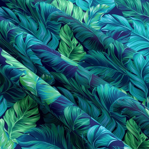 Záves na riasiacej páske 140x230 cm MIGD219 zelené palmové lístie Farba Viacfarebná Rozmery 140x230 cm