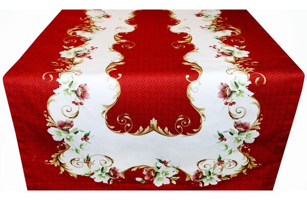 Vianočný behúň na stôl digitálna potlač 50x150 cm Made in Italy Farba Viacfarebná Rozmery 50x150 cm