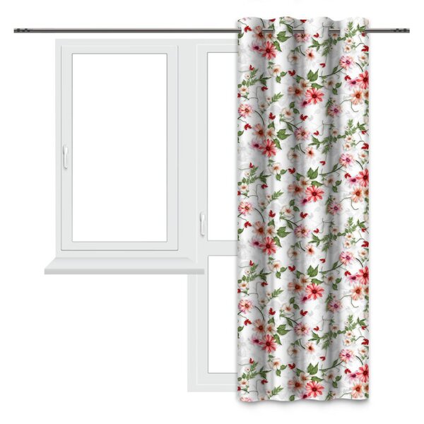 Hotový záves na kruhoch MIGD370 140x230 cm Farba Viacfarebná Rozmery 140x230 cm