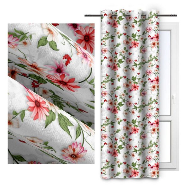 Hotový záves na kruhoch MIGD370 140x250 cm Farba Viacfarebná Rozmery 140x250 cm